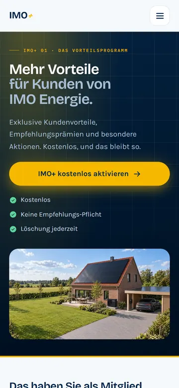 IMO+ am Handy
